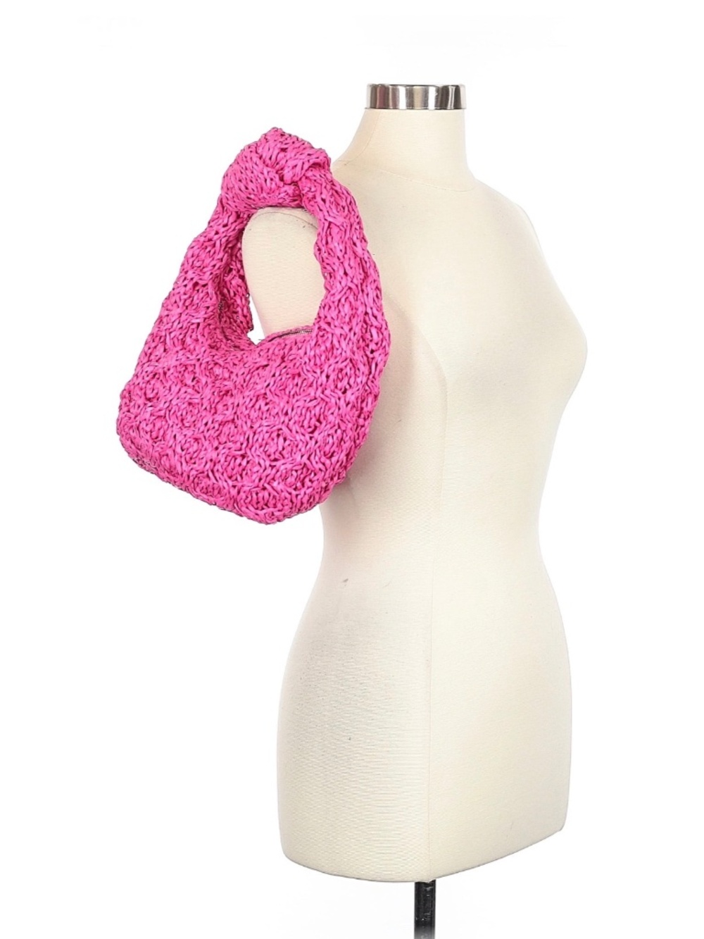 María La Rosa Pink Hobo bag